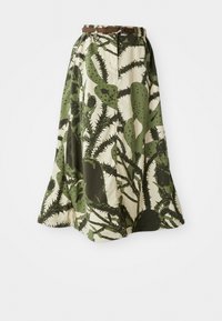 SMTH SMMIT SKIRT - A-vonalú szoknya - light khaki/mosswood brown