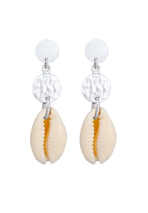 SHELL PLATE VINTAGE - Pendientes - silver-coloured