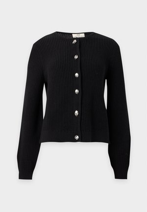 JDY, JDYSTELLA BUTTON CARDIGAN - Cardigan - black