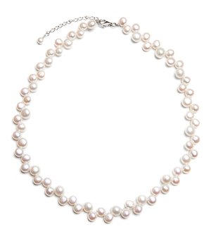 Valero Pearls HALSKETTE - Collier - silber (weiss)