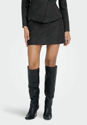 A-lõikeline seelik - dark grey melange