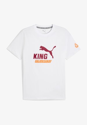 GALATASARAY SK KING MIT LOGO - Nyomott mintás póló - white