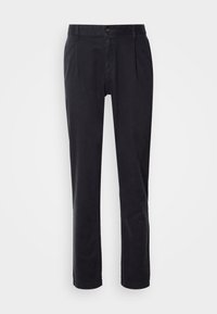 PLEATED - Chino - dark blue