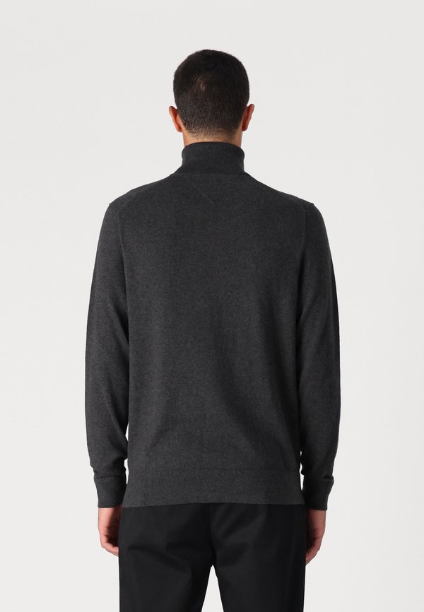 PIMA ROLL NECK - Jumper - anthrazit4