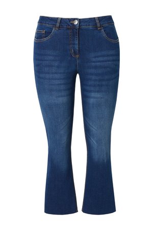 Angel of Style, 7/8 CLAIRE STRETCHKOMFORT GESCHNITTENER SAUM 5-POCKET - Jean slim - blue stone