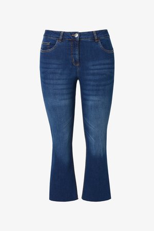 Angel of Style, 7/8 CLAIRE STRETCHKOMFORT GESCHNITTENER SAUM 5-POCKET - Jeans Slim Fit - blue stone