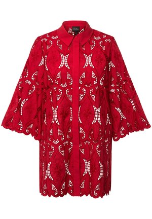 Ulla Popken Overhemdblouse - salsa