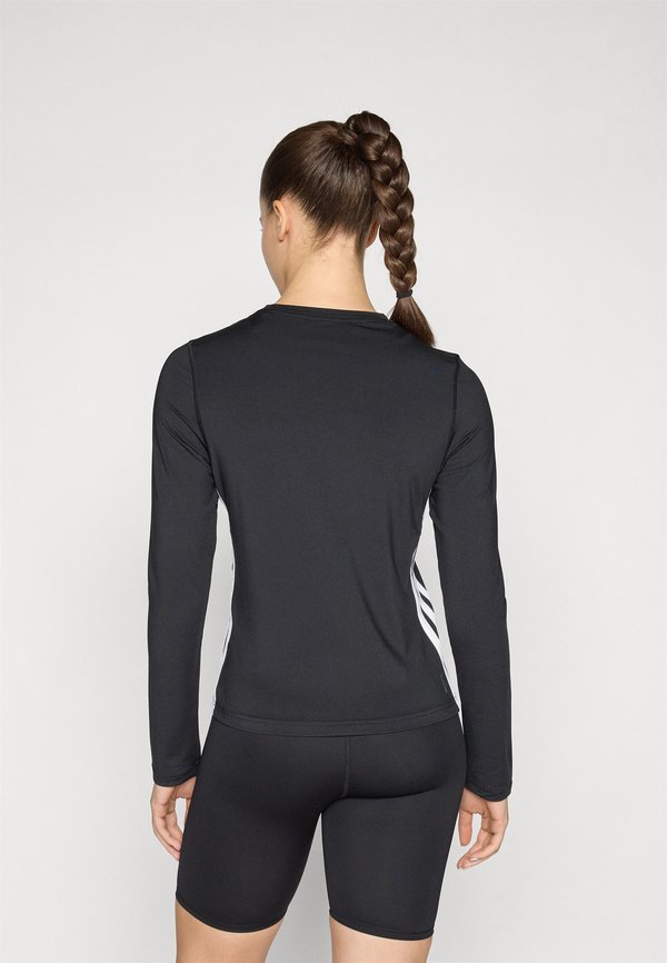 TRAIN ESSENTIALS LONG SLEEVE 3STRIPES WORKOUT - Long sleeved top2