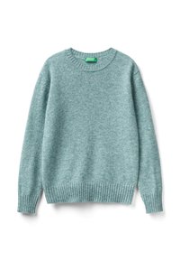 United Colors of Benetton IN PURE SHETLAND Maglione green
