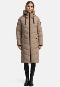 Navahoo Wintermantel - taupe grey