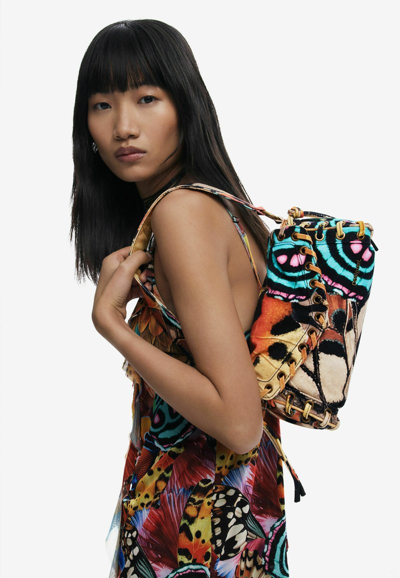 ALDO - Emry - Borsa da spalla all'uncinetto multicolore
