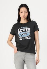 Levi's® THE PERFECT TEE - Trükipildiga T-särk - black