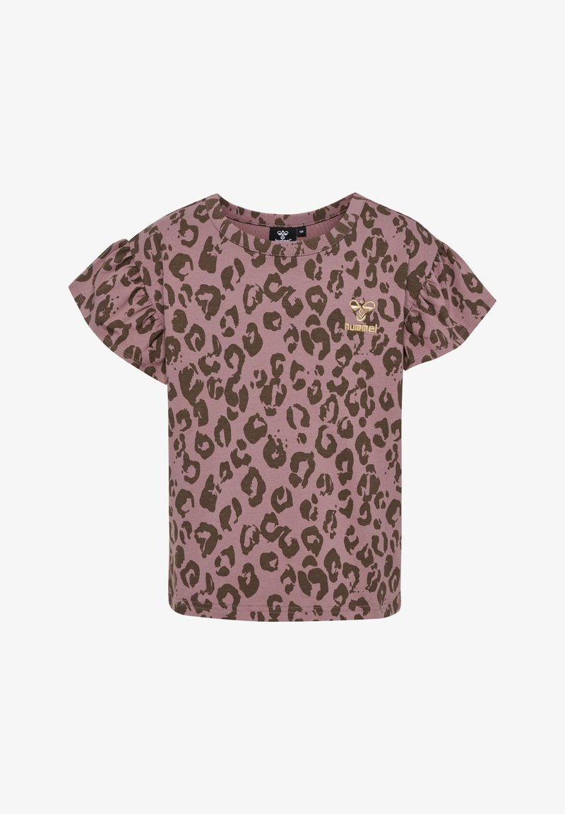Hummel T-shirts print - twilight mauve