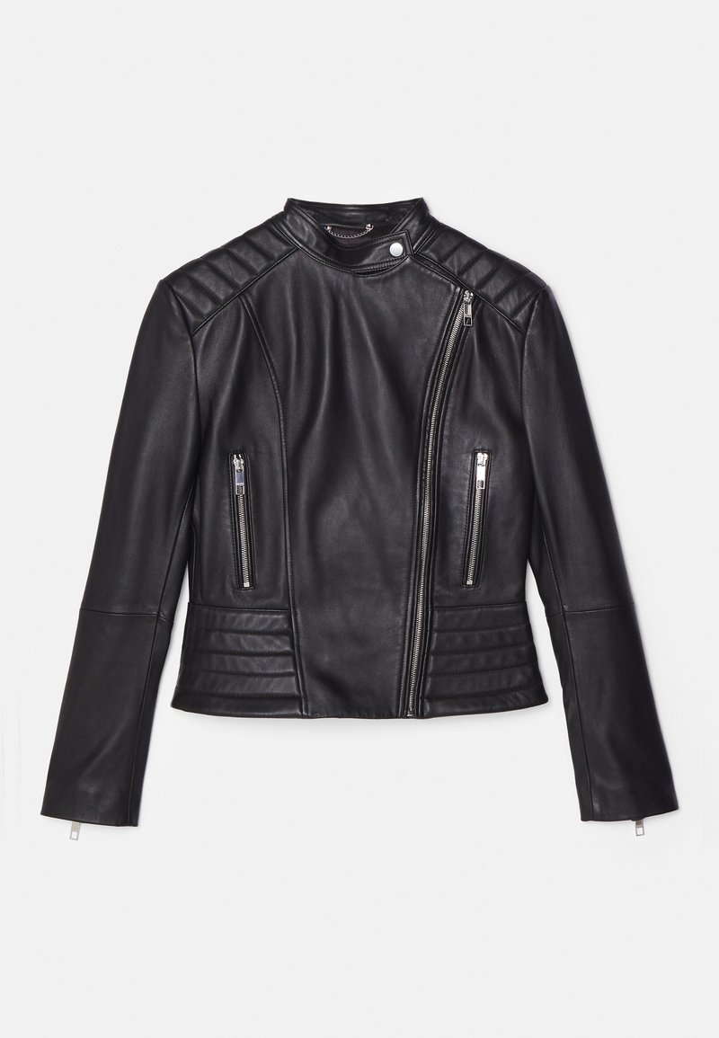 Boss Leren jas zwart Boss Leren jas zwart