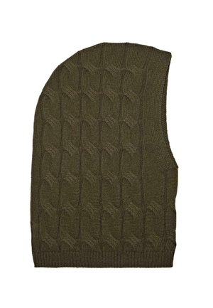 Tørklæde - mottled dark green