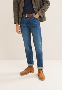TOM TAILOR MARVIN - Ravne kavbojke - used mid stone blue denim