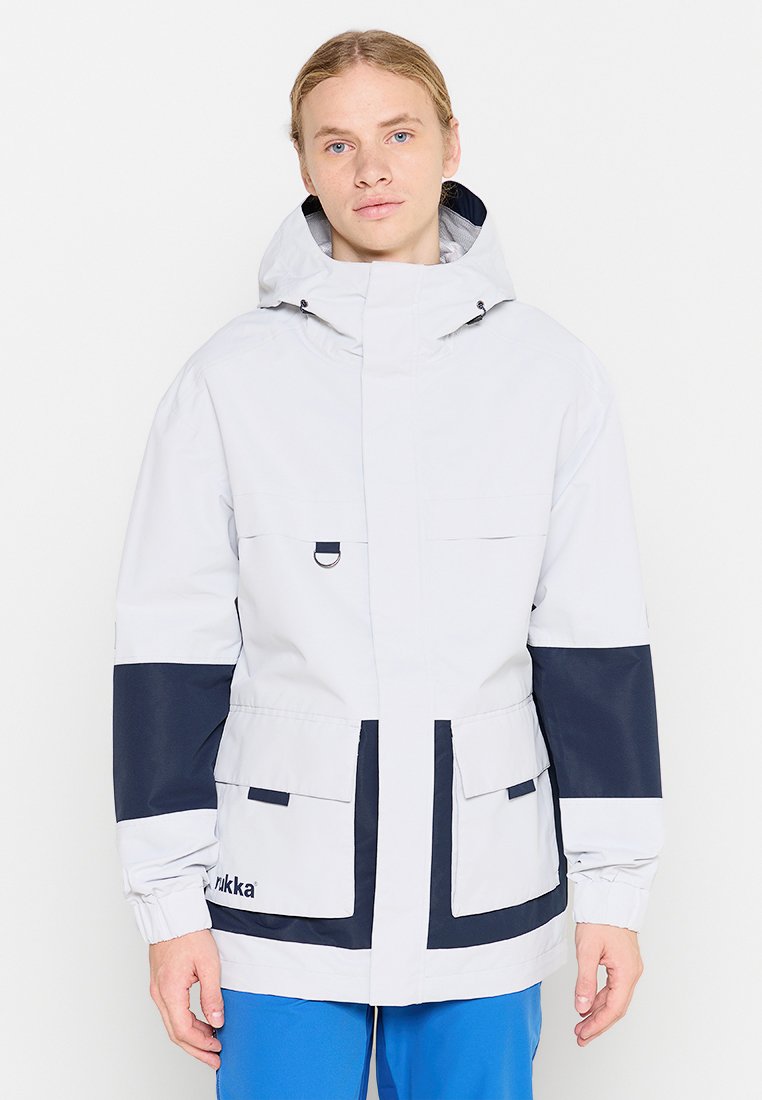 RUKKA Outdoorjas zilverkleurig RUKKA Outdoorjas zilverkleurig