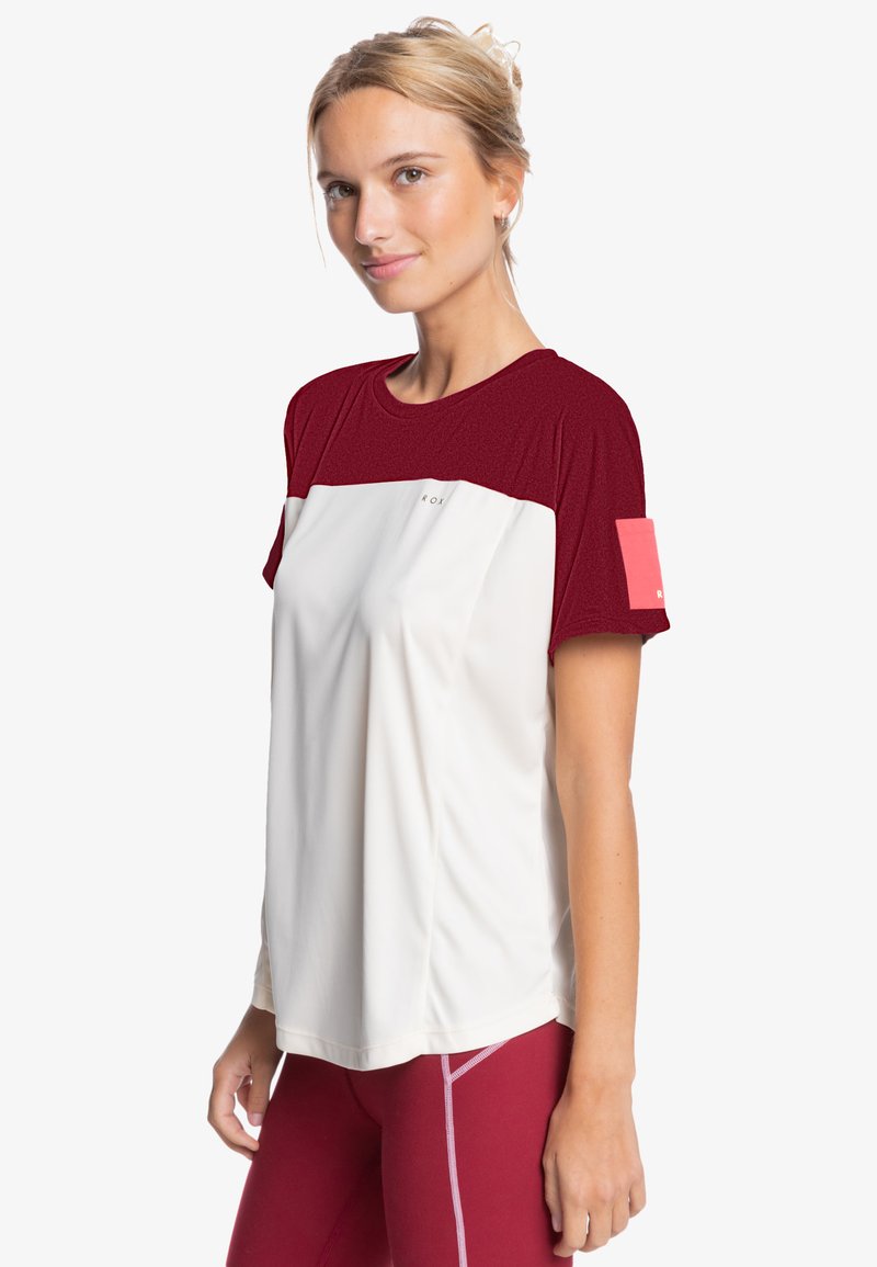 Damen Sportbekleidung | Roxy EARTH GANG T-Shirt print tapioca/beige - MM33525 Damen Sportbekleidung | Roxy EARTH GANG T-Shirt print tapioca/beige - MM33525