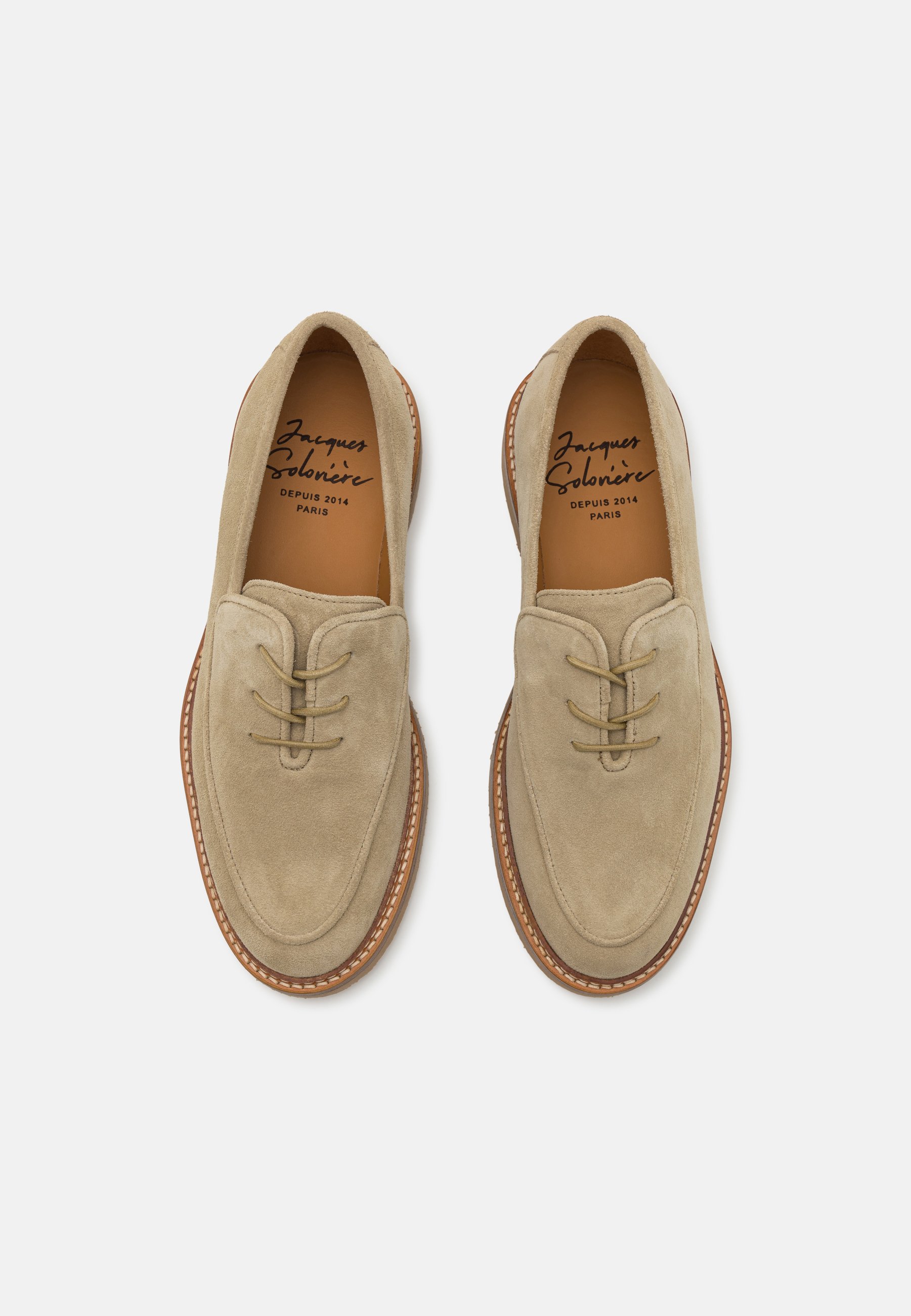 Jacques Soloviere OLIVIER UNISEX - Lace-ups - latte/sand - Zalando