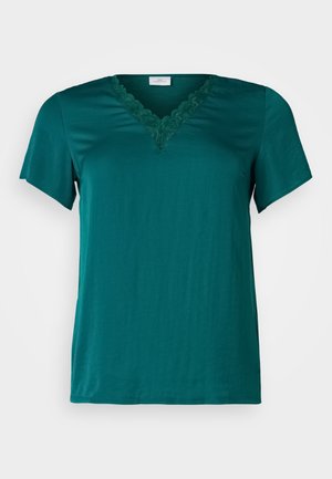 ONLY Carmakoma CARTILDE V NECK MIX - Pluus - aventurine