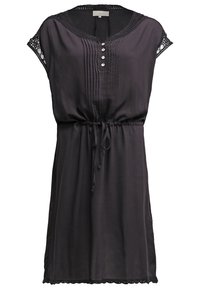Cream Vestido informal - black