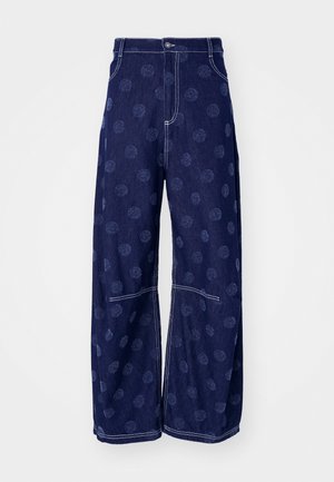 Henrik Vibskov DART PANTS - Jean boyfriend - dark blue