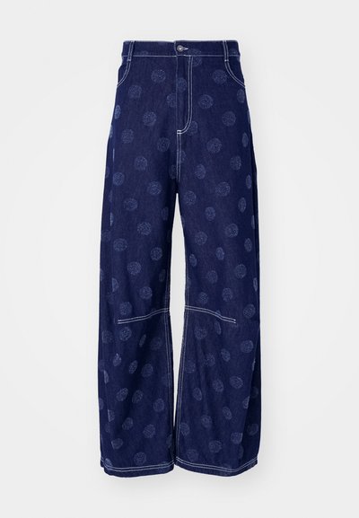 Henrik Vibskov DART PANTS - Jean boyfriend - dark blue