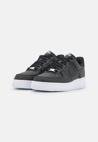 Nike Sportswear AIR FORCE 1 07 NEXT NATURE - Sapatilhas - black/white/metalllic silver
