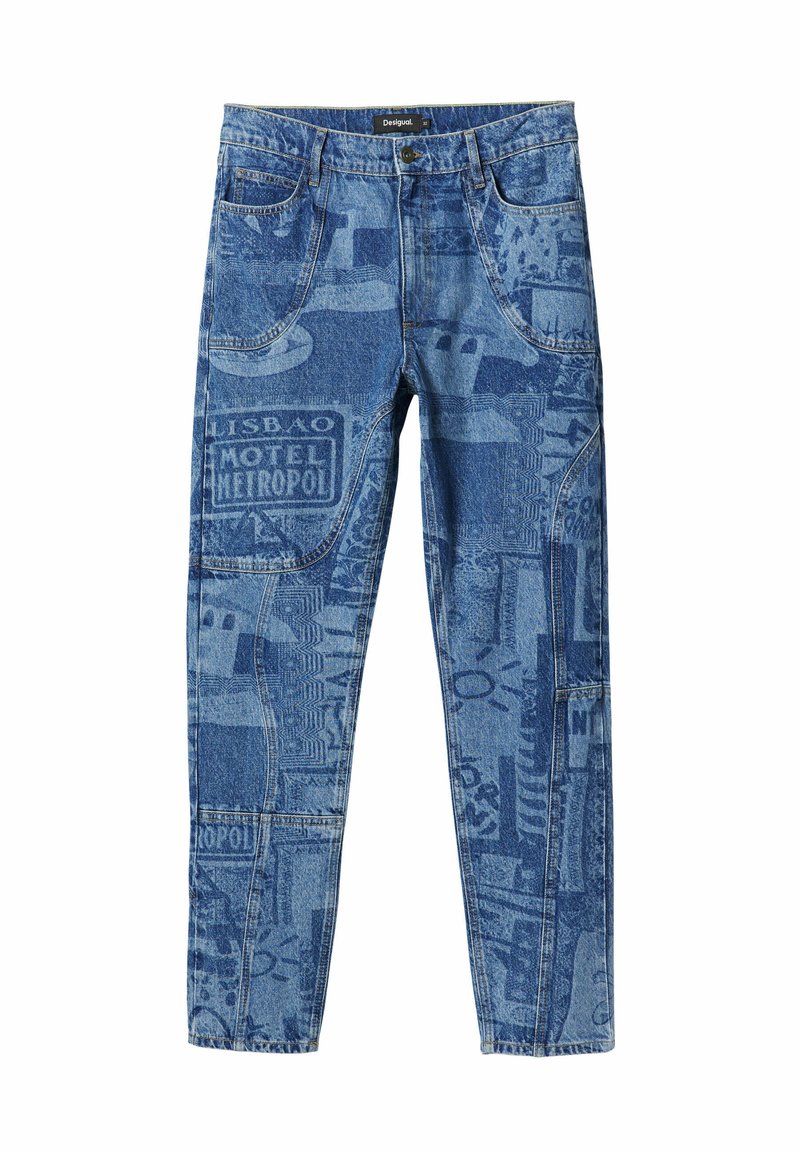 Desigual Slim fit jeans blauw Desigual Slim fit jeans blauw