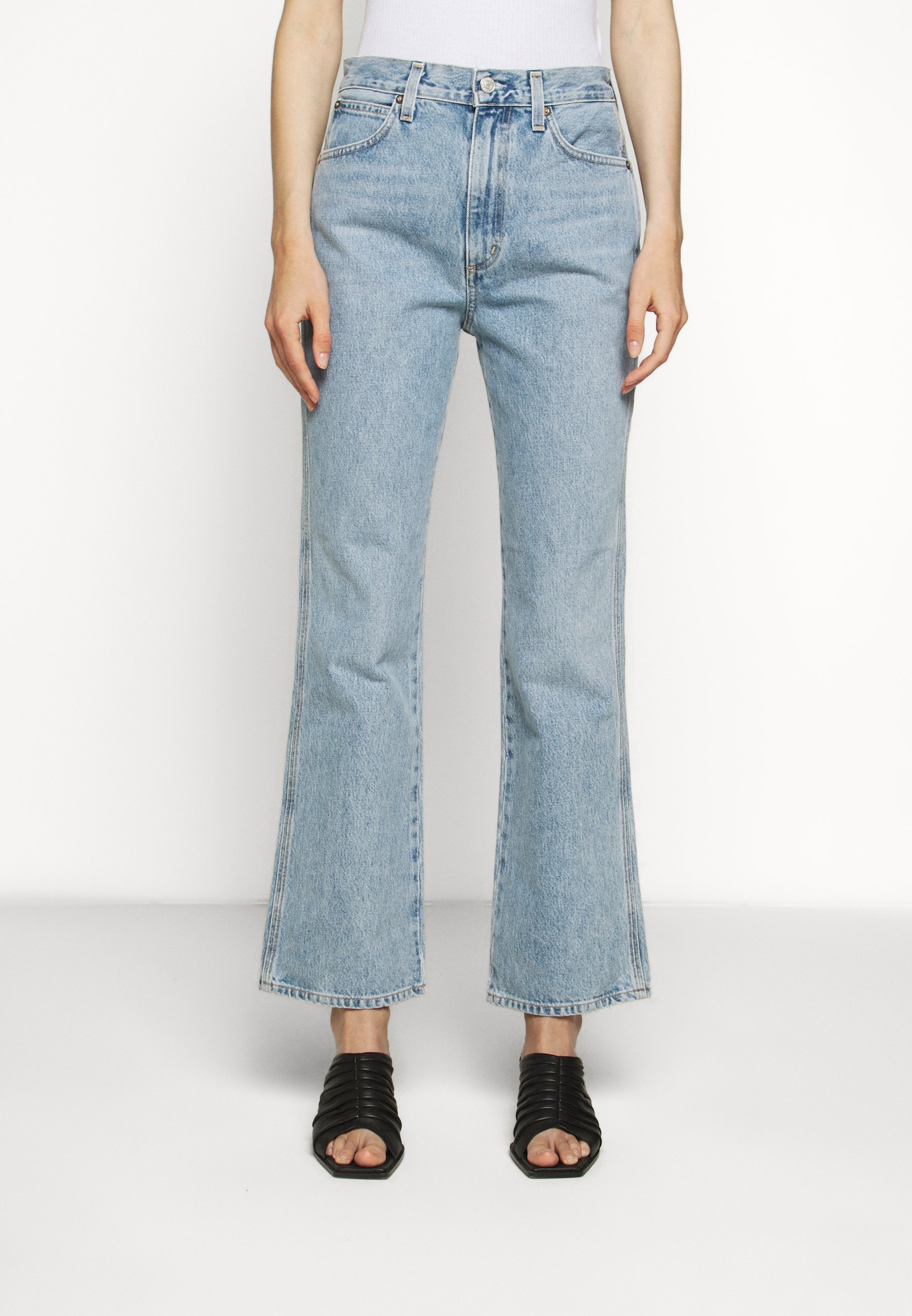 ankle boots with bootcut jeans