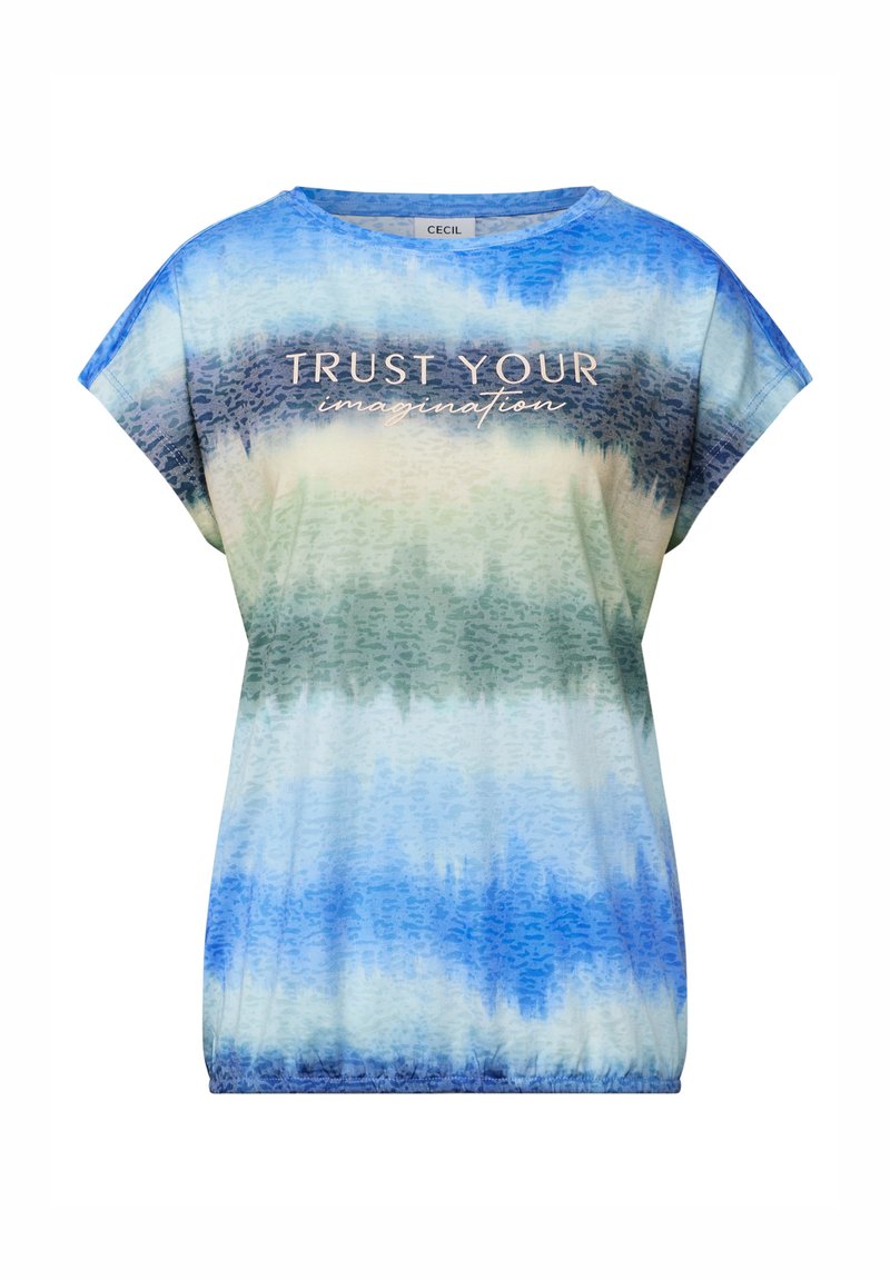 Cecil CECIL - T-shirt con stampa - blau/blu scuro - Zalando