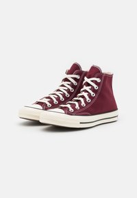 Converse CHUCK  UNISEX - Sapatilhas de cano alto - deep bordeaux/egret/black