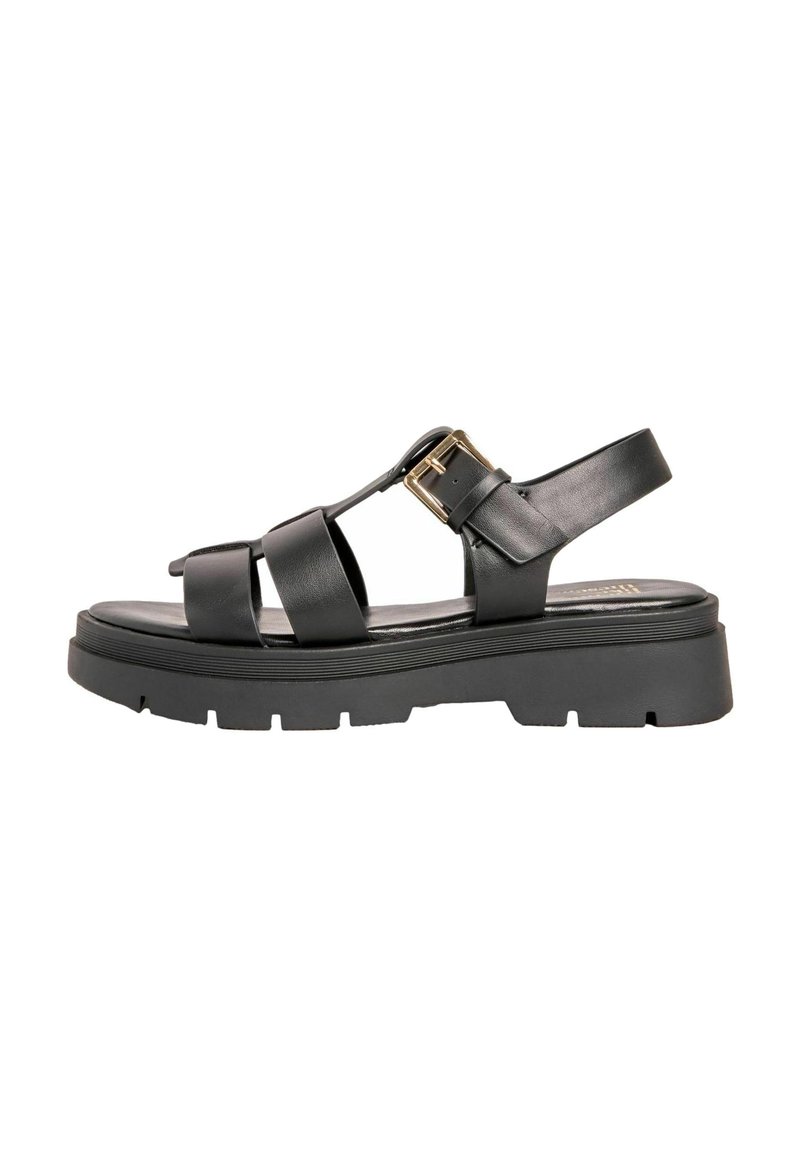 Friends Like These CHUNKY GLADIATOR COMFORT  - Platforminiai sandalai - black