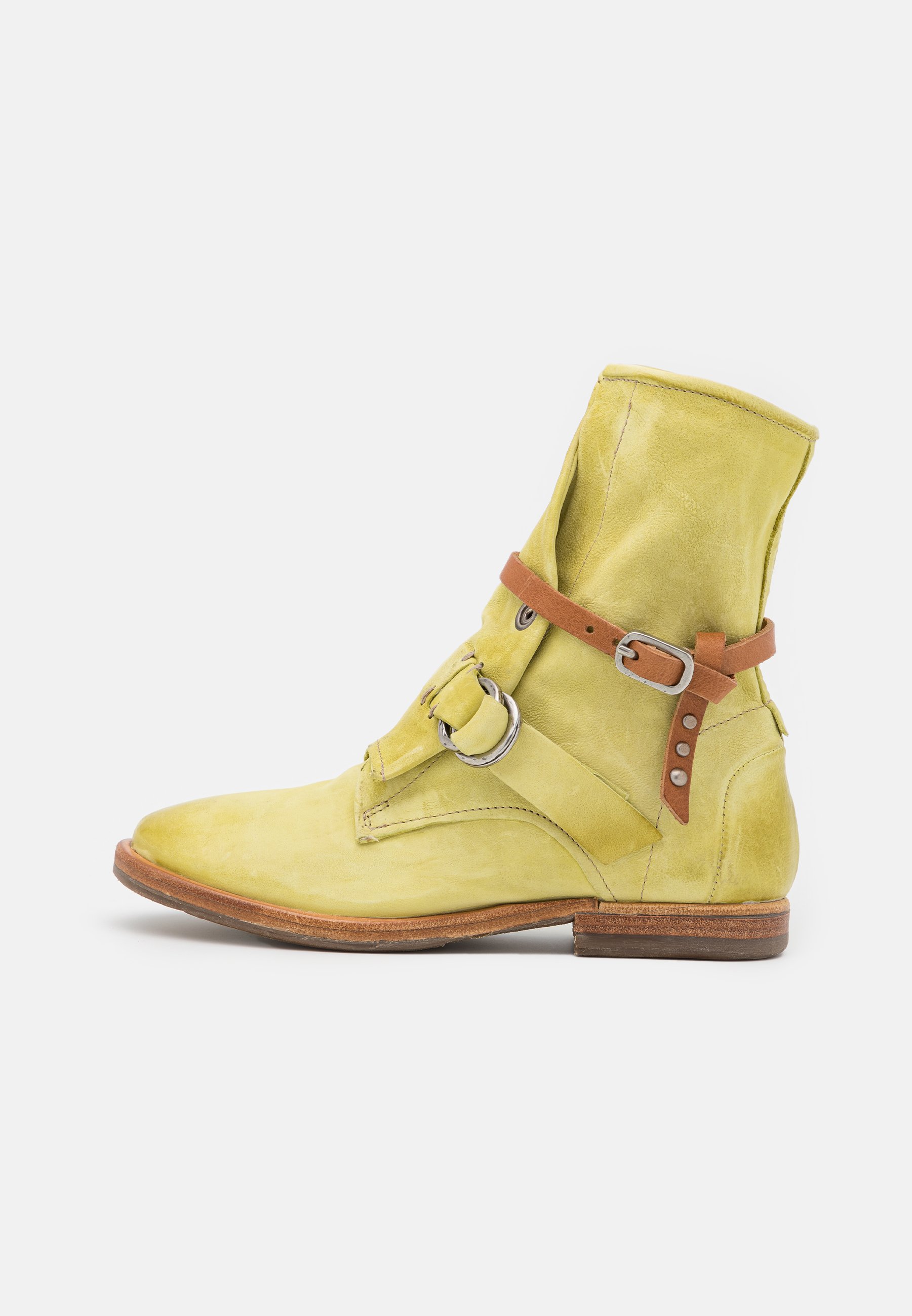 A.S.98 Botines camperos - zen/amarillo - Zalando.es