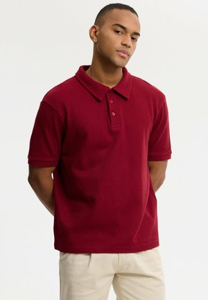 INSIDE, POLO LISO DE MANGA CORTA - Polo - rojo