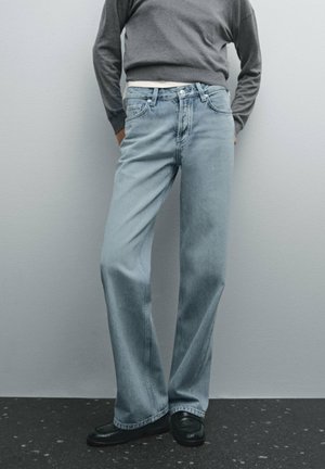 Flared-farkut - light blue