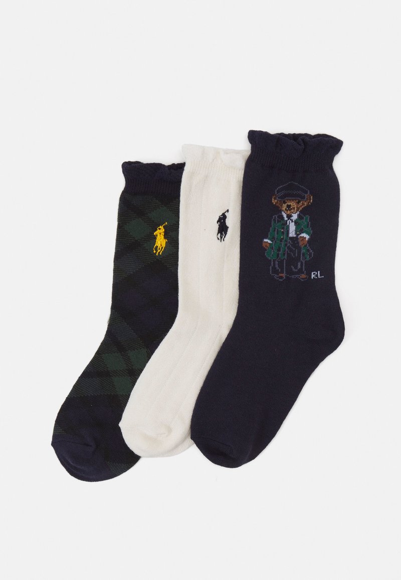 Polo Ralph Lauren HOLIDAY BEAR CREW UNISEX 3 PACK - Socken - assorted