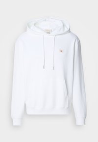 BADGE HOODIE - Sweatshirt - bright white