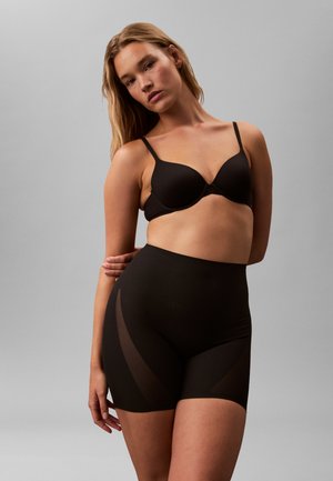 Calvin Klein Underwear, SHAPEWEAR-SCULPT FIRM THIGH SLIMMER SHORT - STAY PUT MESH - Shorts - black