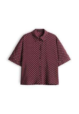 OPUS, RELAXED FIT POLKA DOT - Camicia - cherry jam