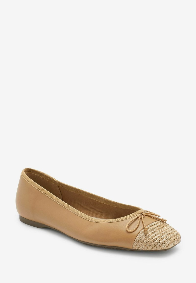 Damen Klassische Ballerinas | Next FOREVER COMFORT SQUARE TOE Klassischer Ballerina camel/braun - JA77304 Damen Klassische Ballerinas | Next FOREVER COMFORT SQUARE TOE Klassischer Ballerina camel/braun - JA77304
