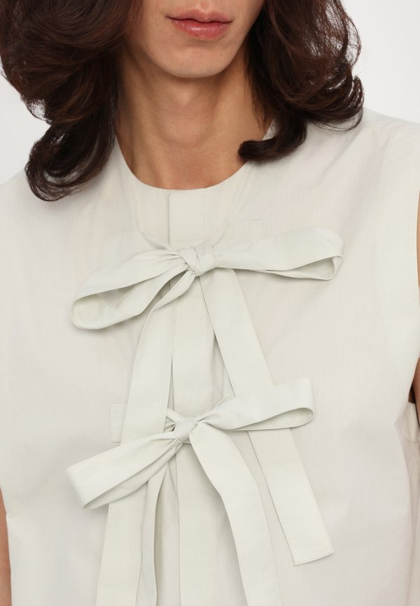 DOUBLE BOW TANK SHIRT - Top - ecru4