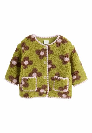 Next, REGULAR FIT - BABY JACKET - Fleecejacke - citrine floral borg button through
