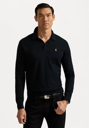 LUNAR NEW YEAR POLO-COLLAR SWEATER - Striktrøje - black