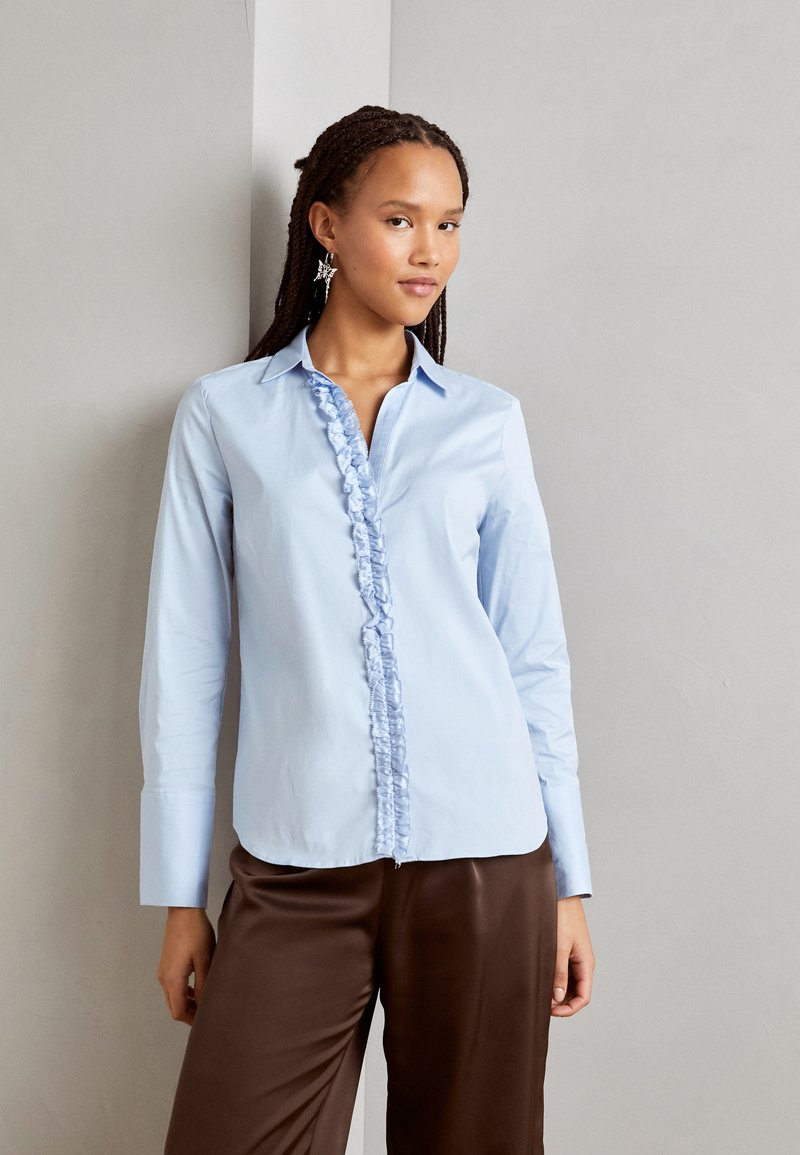 Mos Mosh SYBEL - Gombos blúz - cashmere blue