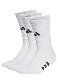 CUSHIONED CREW 3 PAIRS - Calze sportive - white