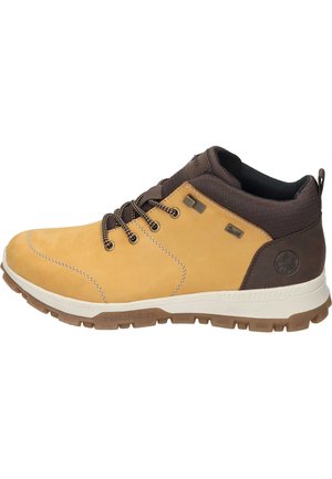 Schnürstiefelette - butterscotch kaffee moro