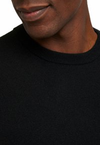 FALKE Basic Lambswool Crew - Strickpullover - black