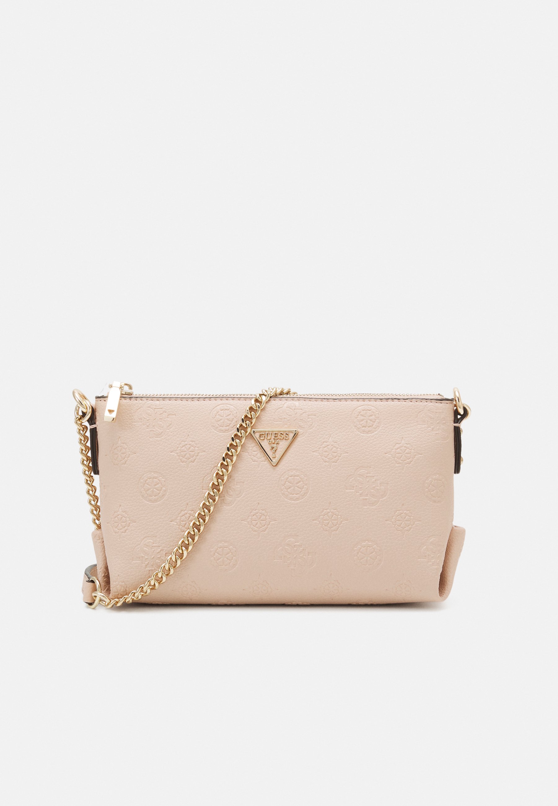 Guess HELAINA MINI CROSSBODY TOP ZIP - Bandolera - almond/beige - Zalando.es