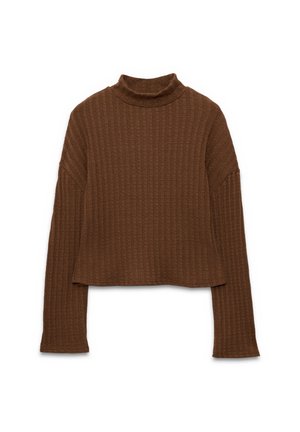 INSIDE TEXTURA - Camiseta de manga larga - marron